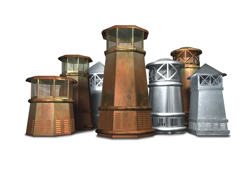 Chimney pots and caps